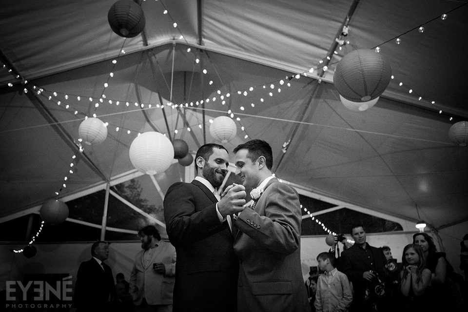Adam and Mark's Wedding at Roseville Estate. Photo: Saman Aghvami/ EYENÉ